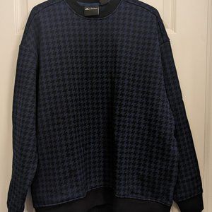 Adidas x Ivy Park black and blue allover print crewneck sweatshirt